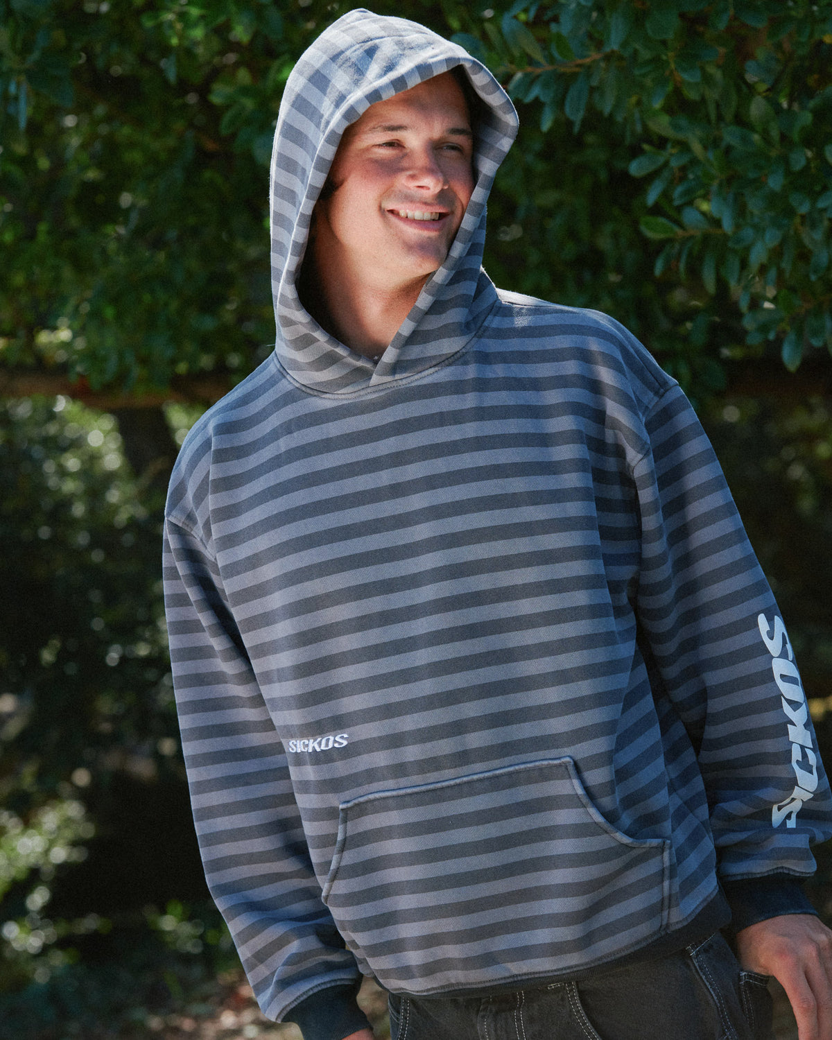 Greyday Striped Hoodie