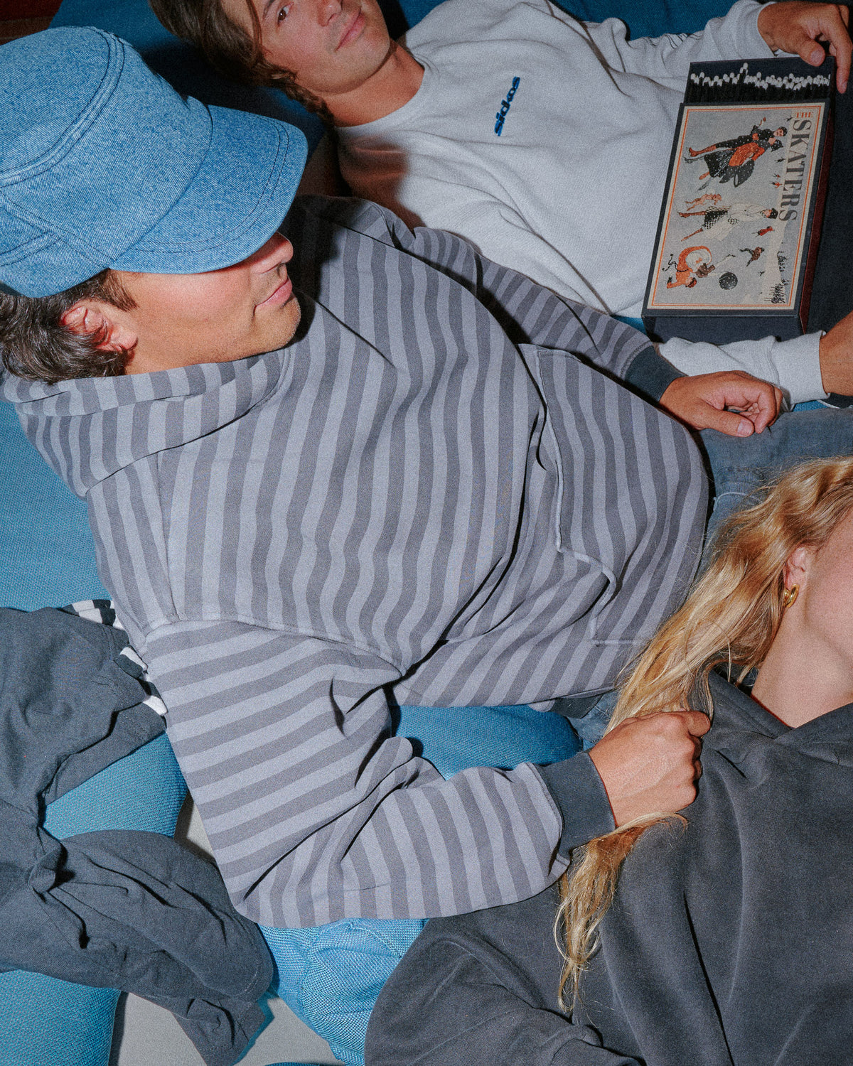 Greyday Striped Hoodie