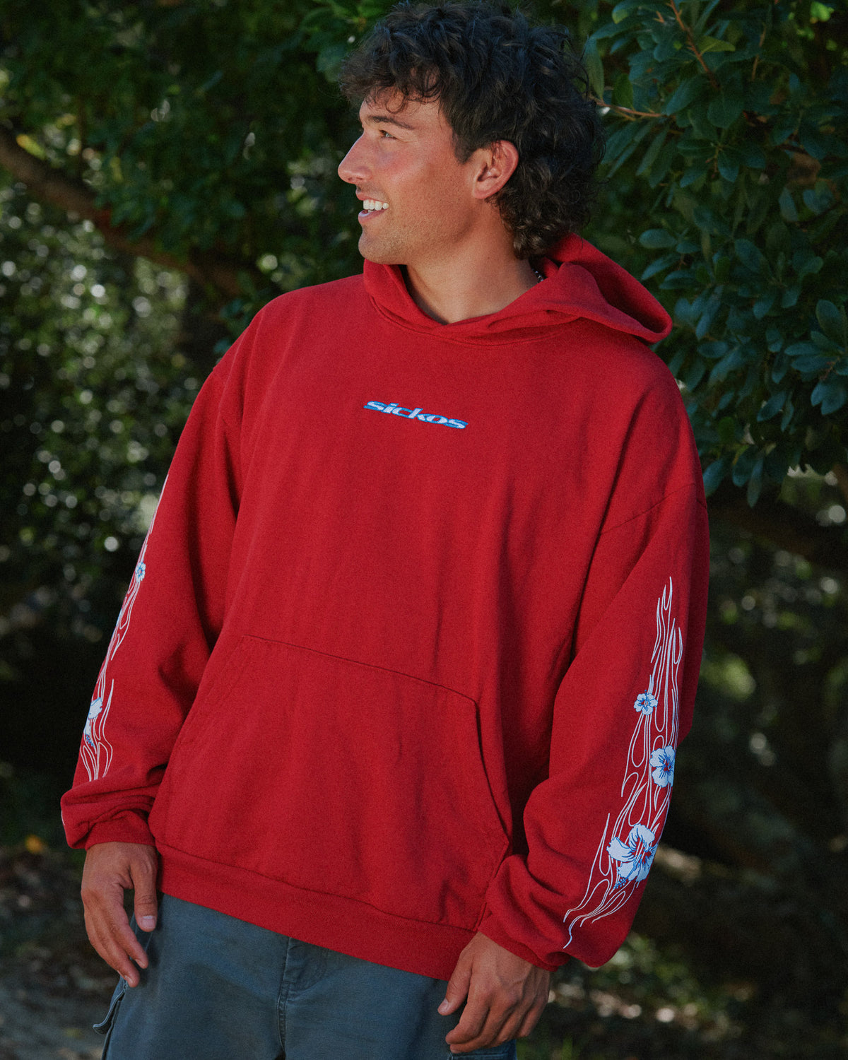 Hibiscus Inferno Hoodie