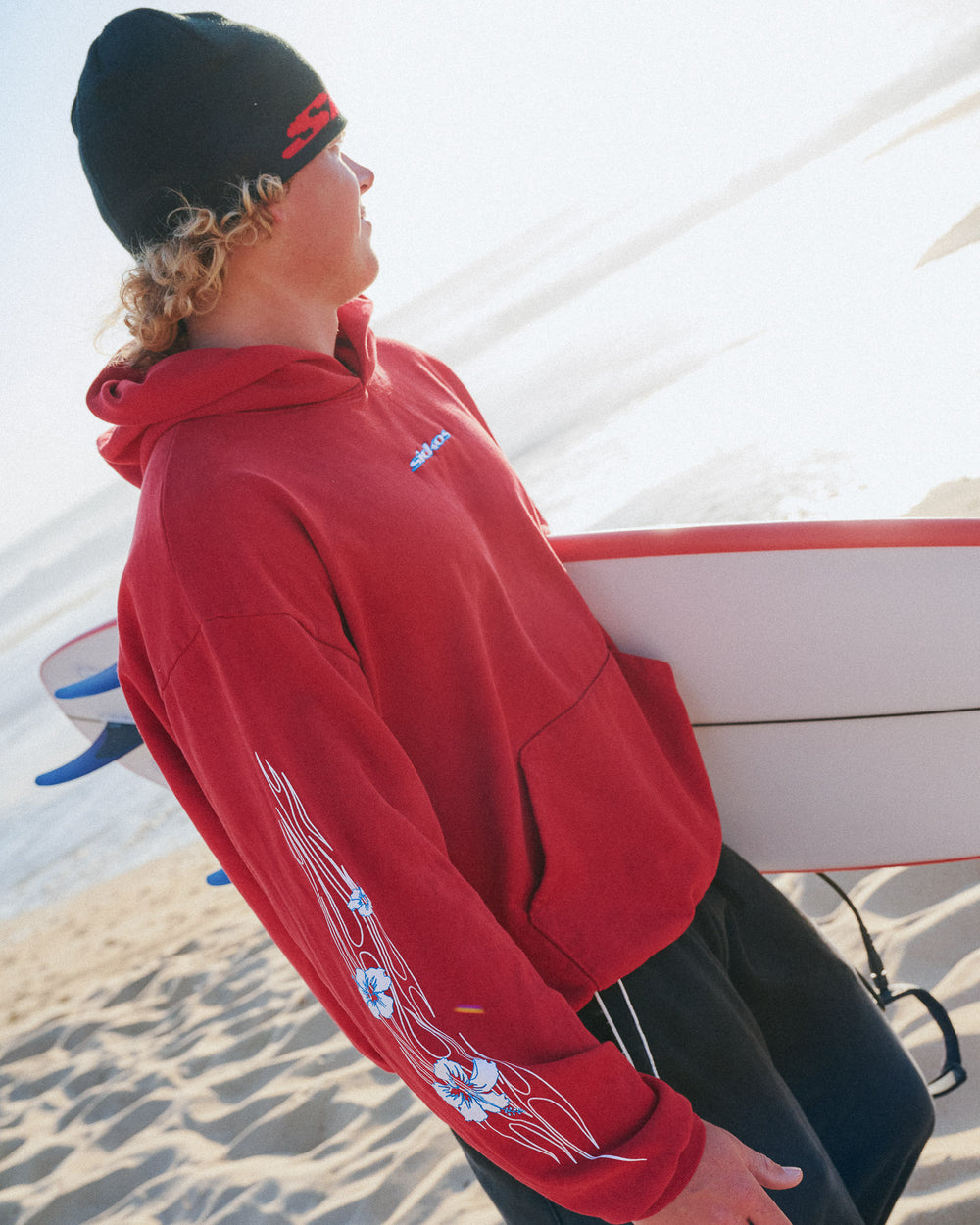 Hibiscus Inferno Hoodie