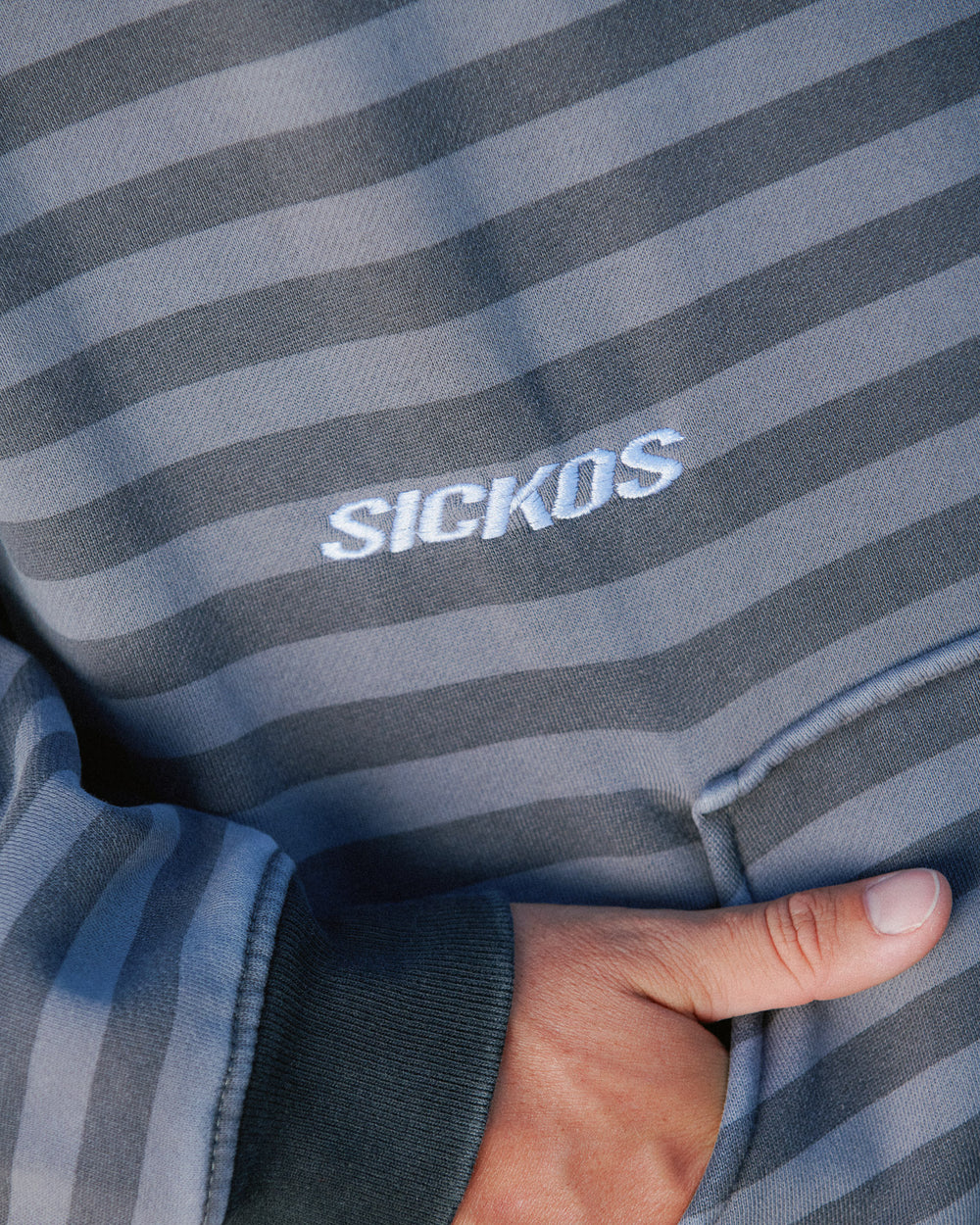 Greyday Striped Hoodie