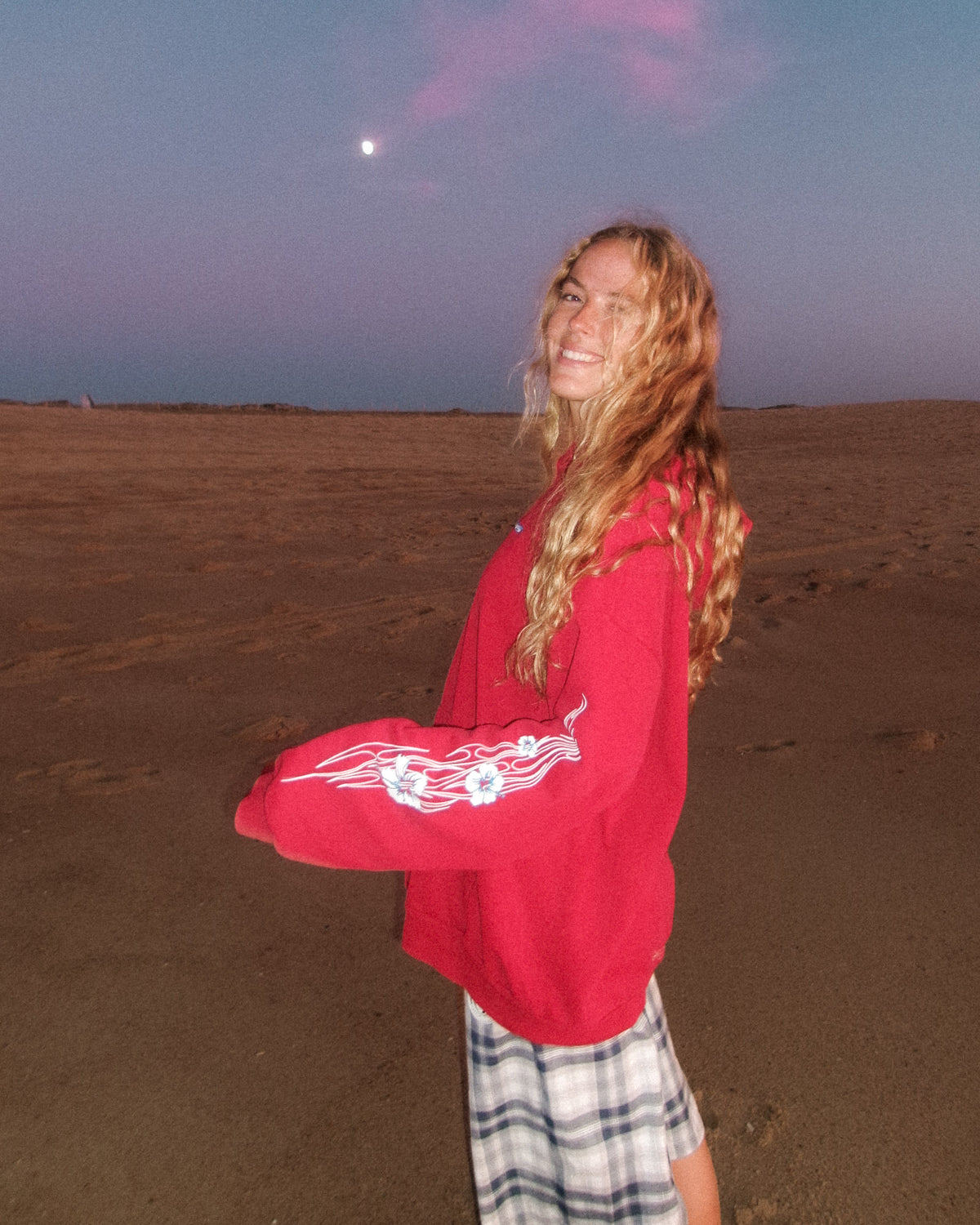 Hibiscus Inferno Hoodie