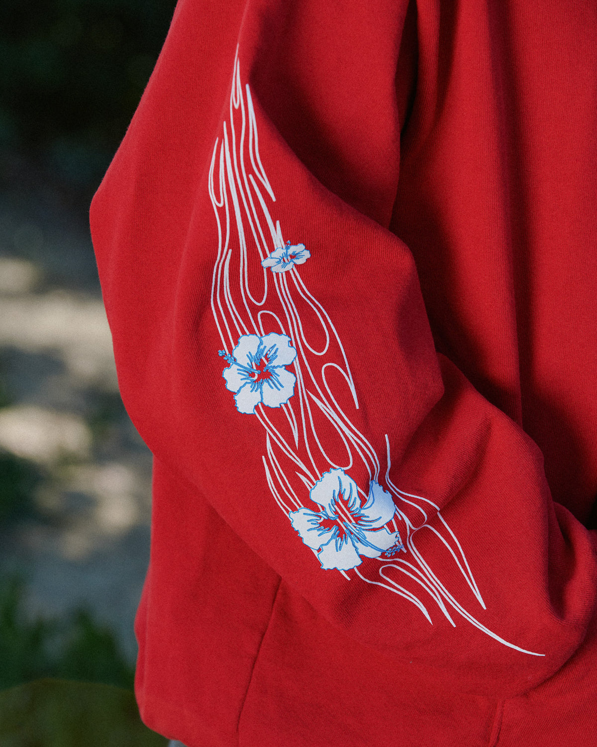 Hibiscus Inferno Hoodie