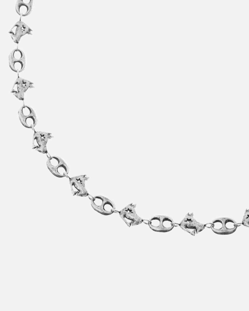 Silver Wolf Chain
