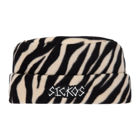 ZEBRA FLEECE HAT