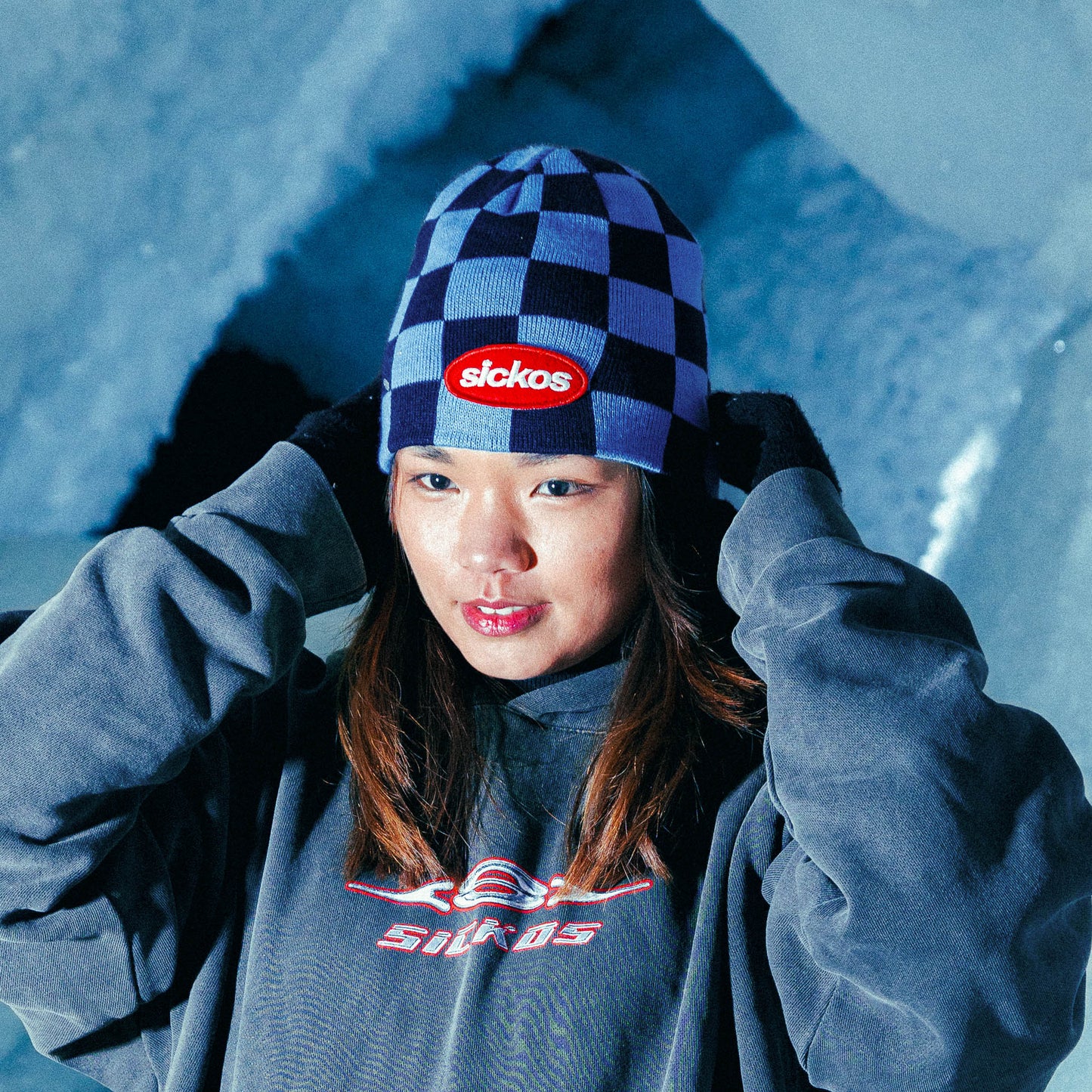 Checkered Beanie