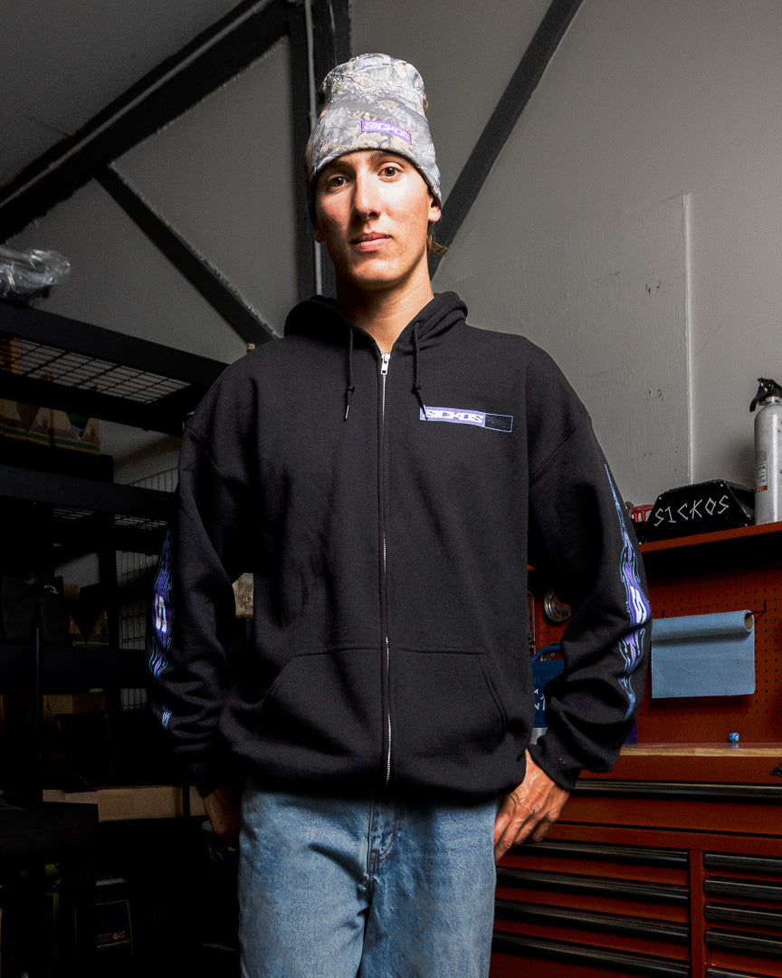Surf Grid Zip Up