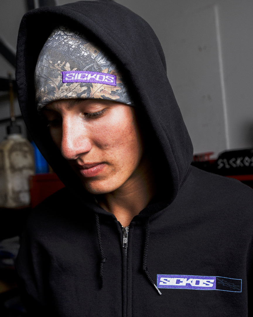 Surf Grid Zip Up
