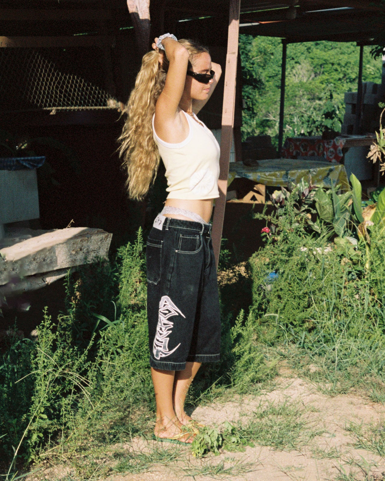 Black & Plaid Jorts
