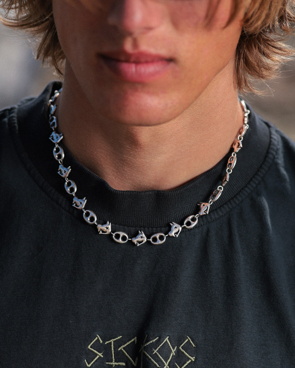Silver Wolf Chain