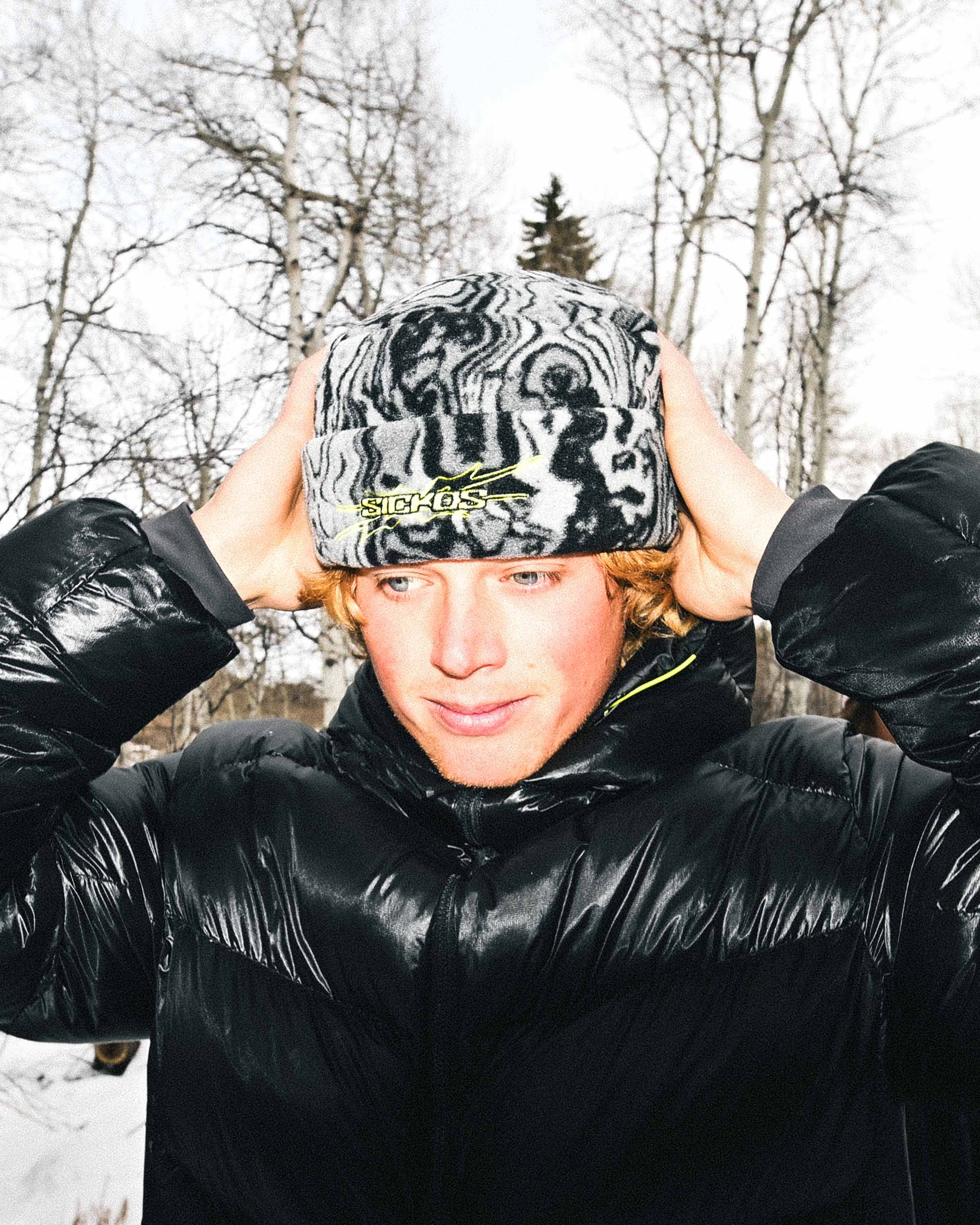 Liquid Chrome Fleece Hat